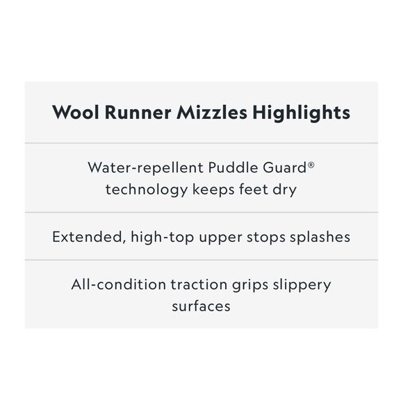 ALLBIRDS Men’s Peppercorn (Dark Grey Sole) Wool Runner Mizzle - Picture 2 of 8